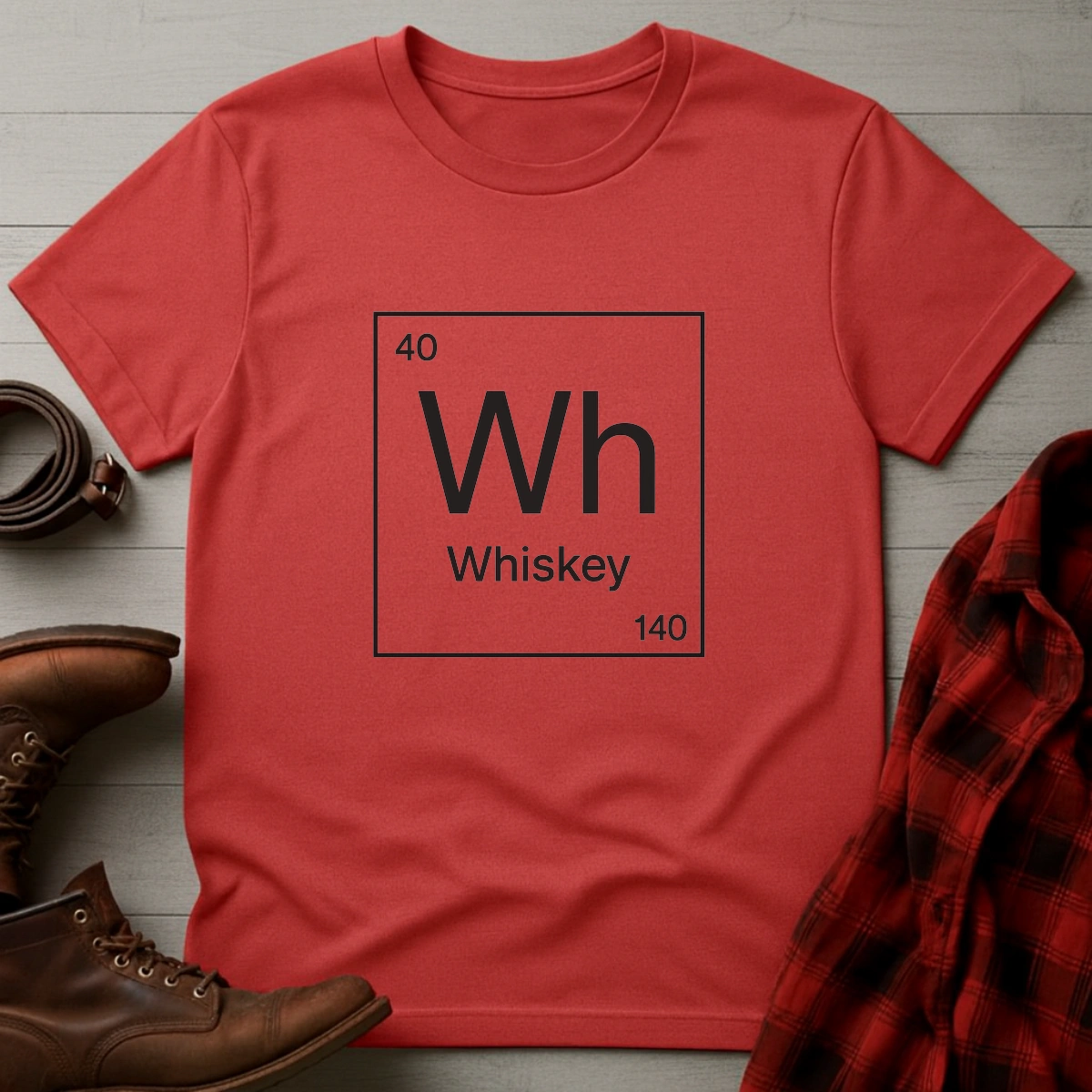 Whiskey Periodic Table T-Shirt