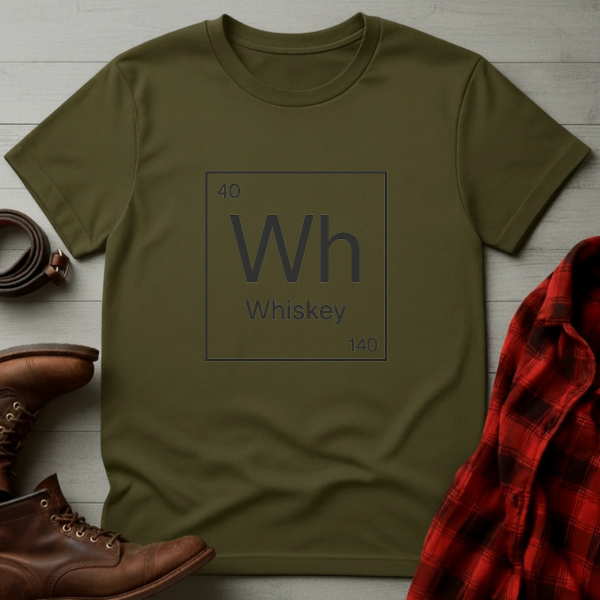 Whiskey Periodic Table T-Shirt