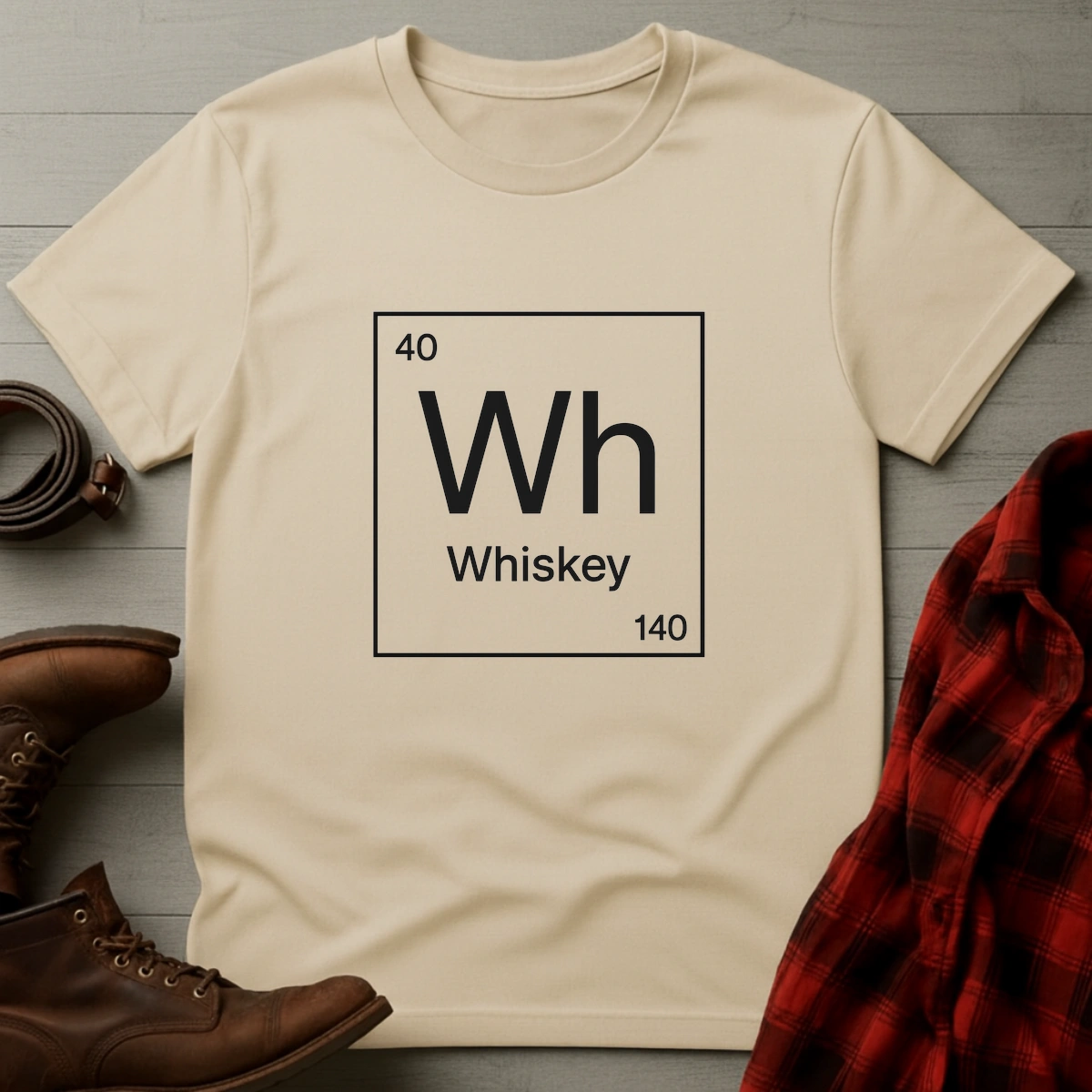 Whiskey Periodic Table T-Shirt