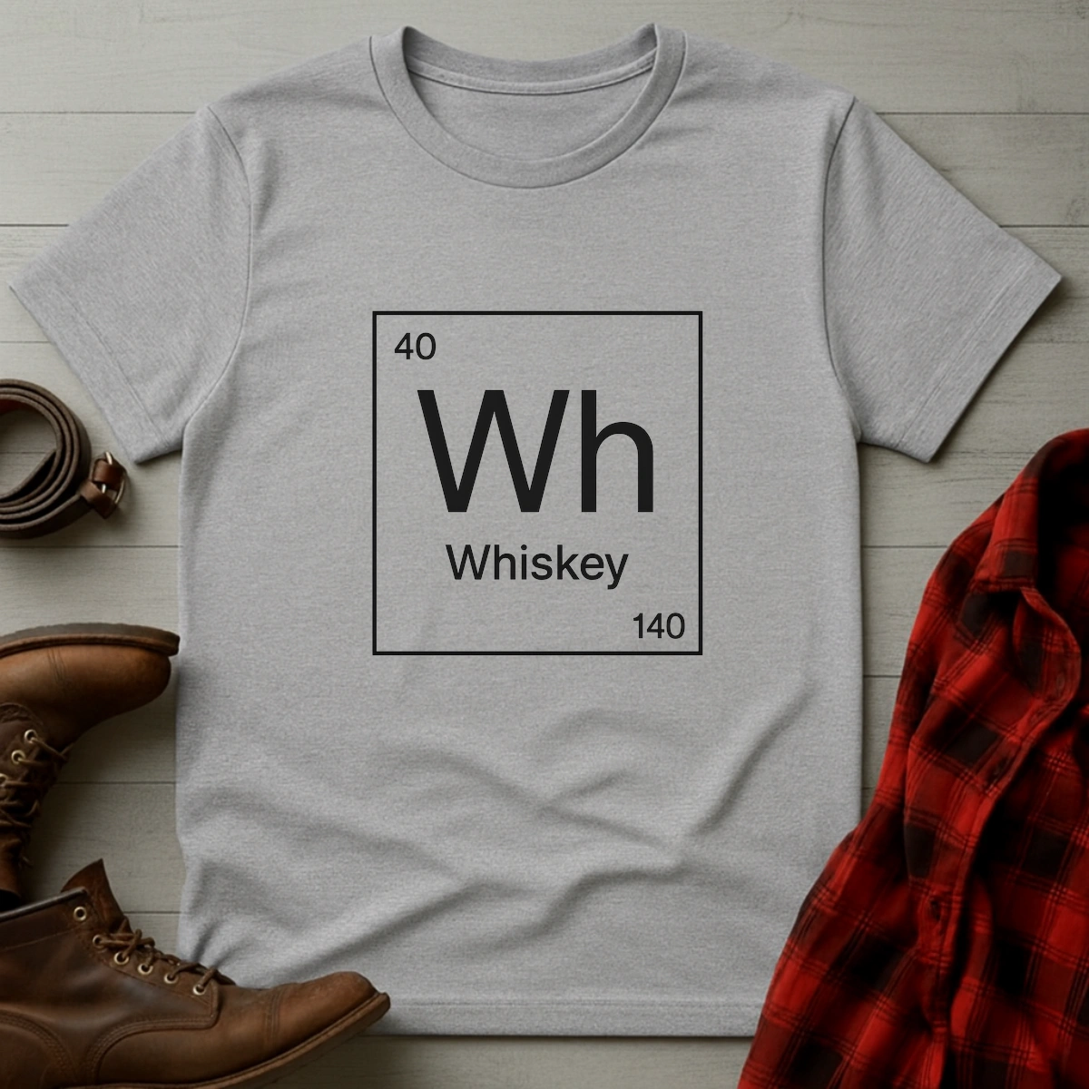Whiskey Periodic Table T-Shirt