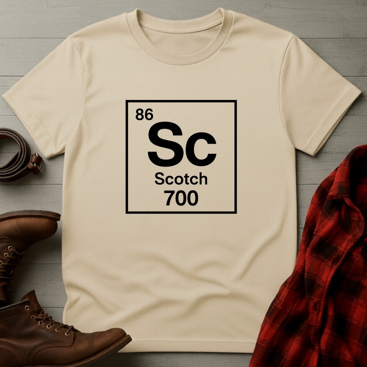Scotch Periodic Table T-Shirt
