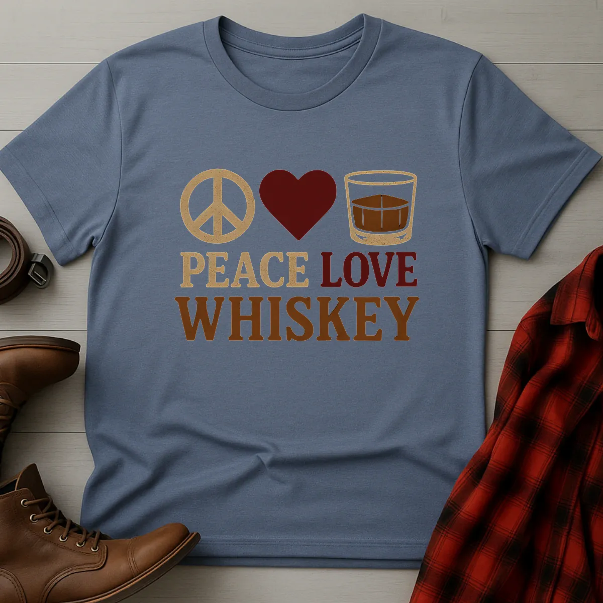 Peace Love Whiskey T-Shirt