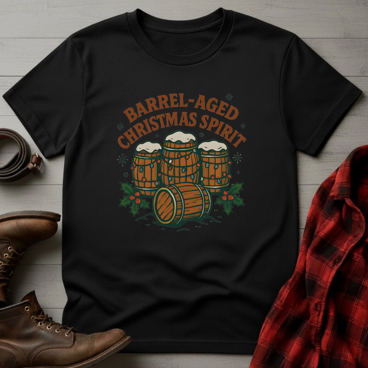 Barrel Aged Christmas Spirit T-Shirt