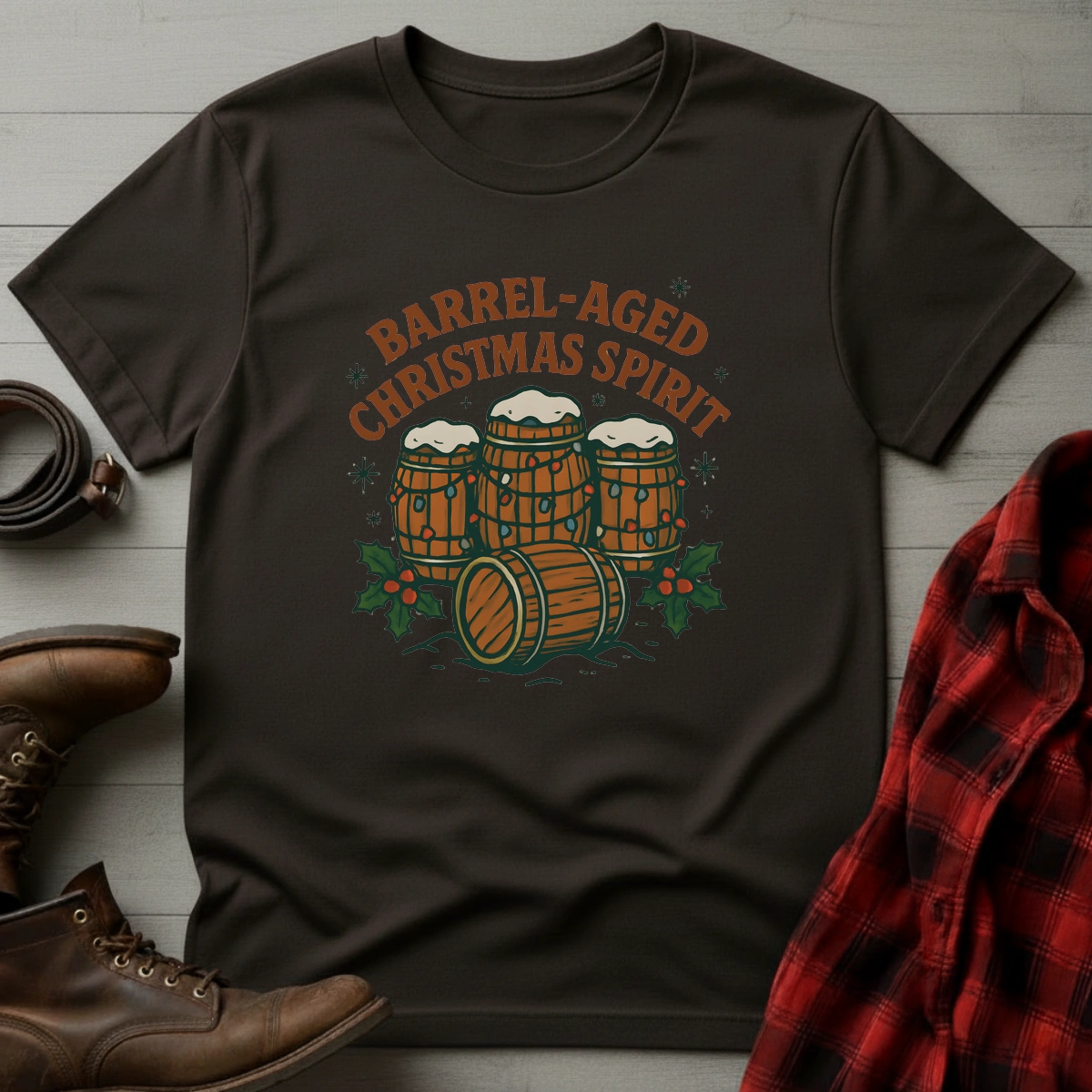 Barrel Aged Christmas Spirit T-Shirt