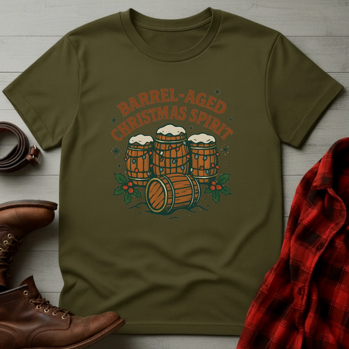 Barrel Aged Christmas Spirit T-Shirt