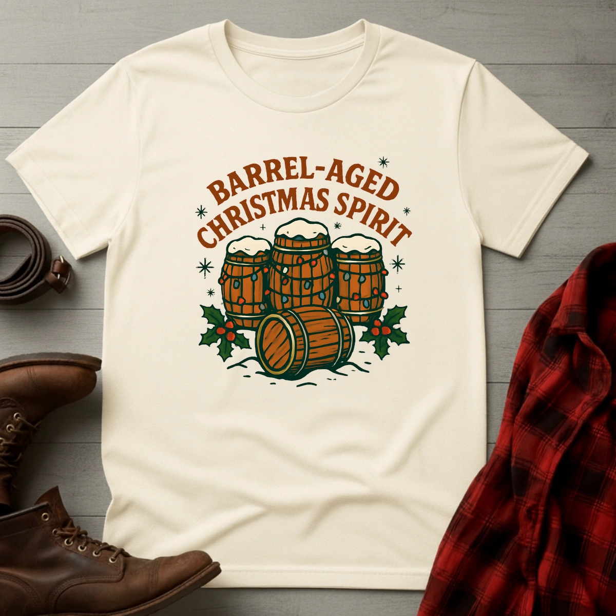Barrel Aged Christmas Spirit T-Shirt