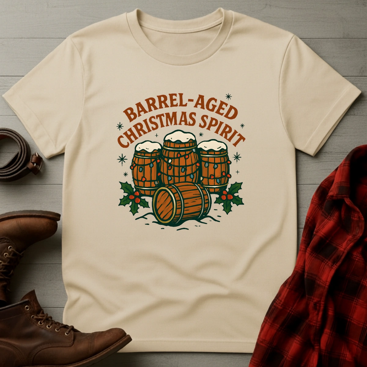 Barrel Aged Christmas Spirit T-Shirt