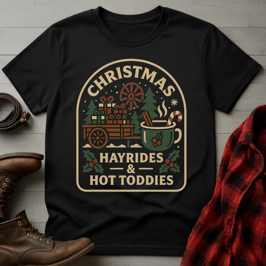 Christmas Hayrides & Hot Toddies T-Shirt