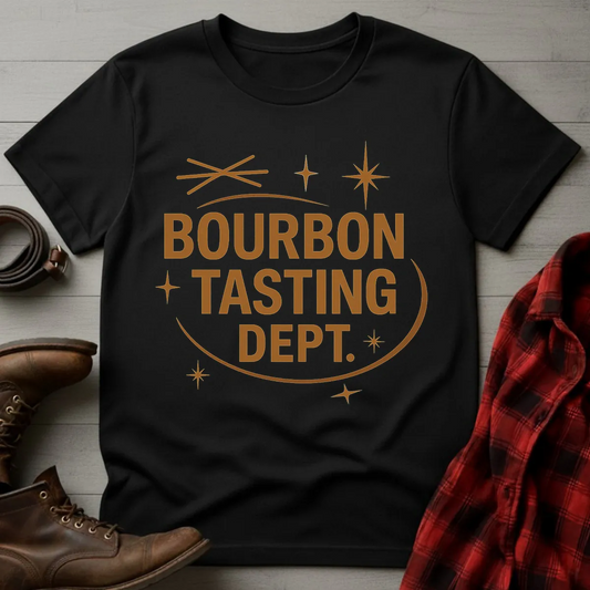 Bourbon Tasting Dept Retro T-Shirt