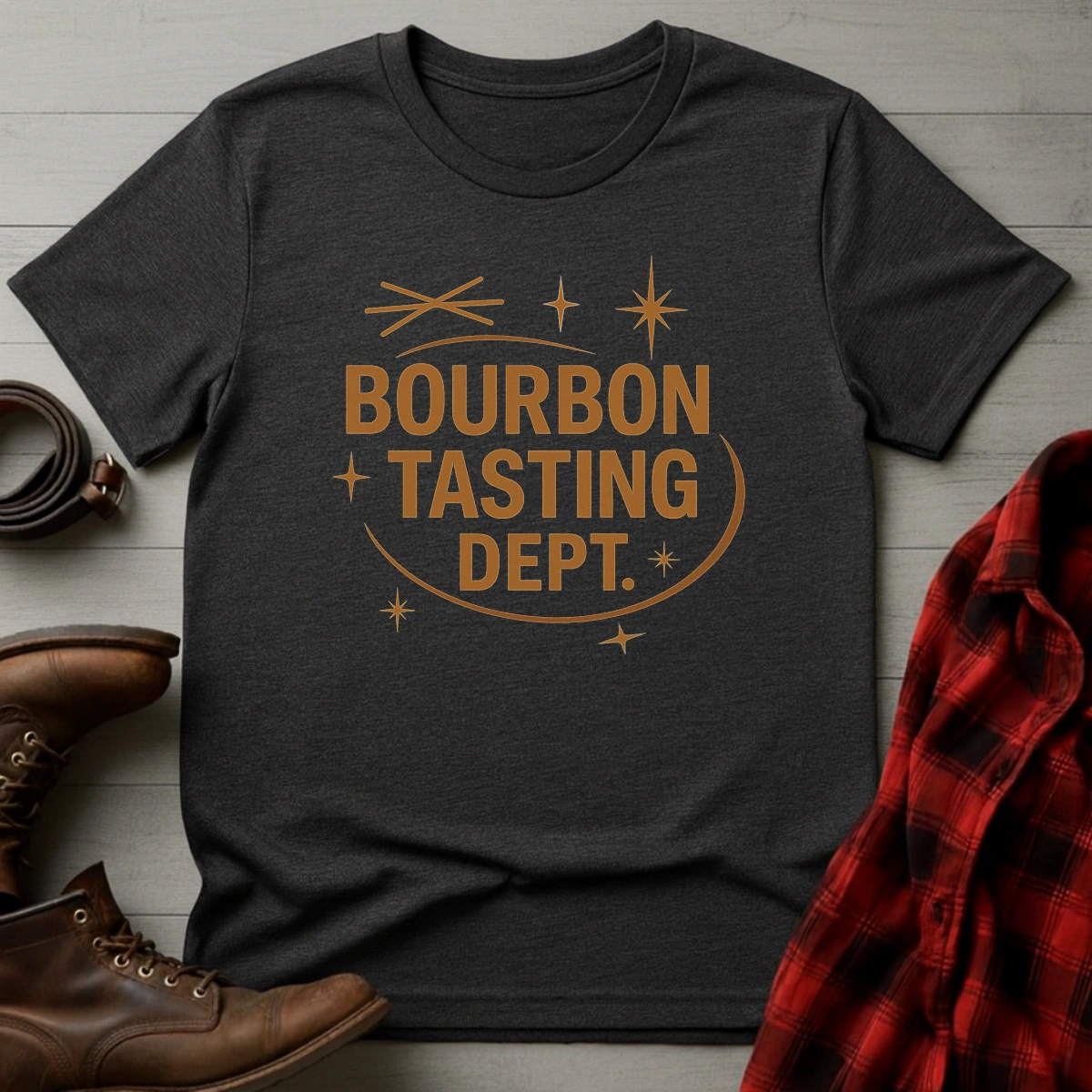 Bourbon Tasting Dept Retro T-Shirt