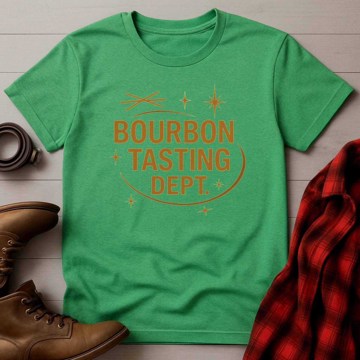 Bourbon Tasting Dept Retro T-Shirt