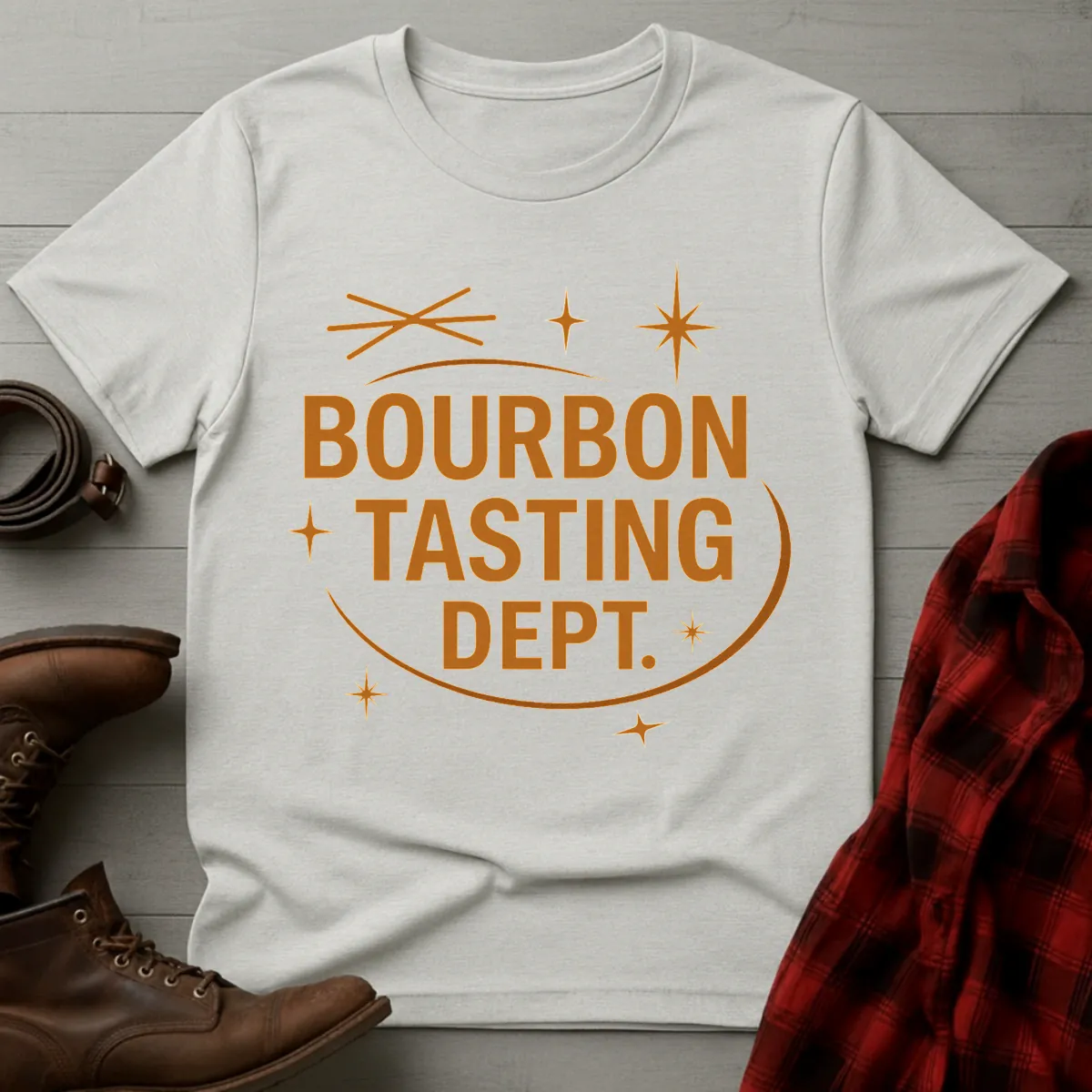 Bourbon Tasting Dept Retro T-Shirt