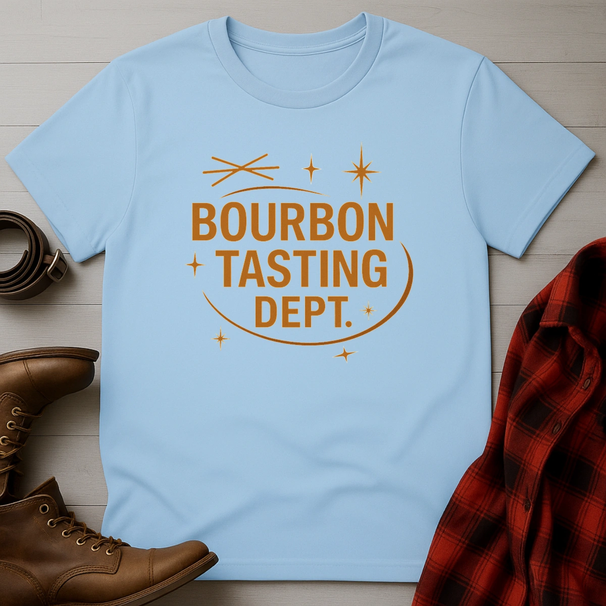 Bourbon Tasting Dept Retro T-Shirt