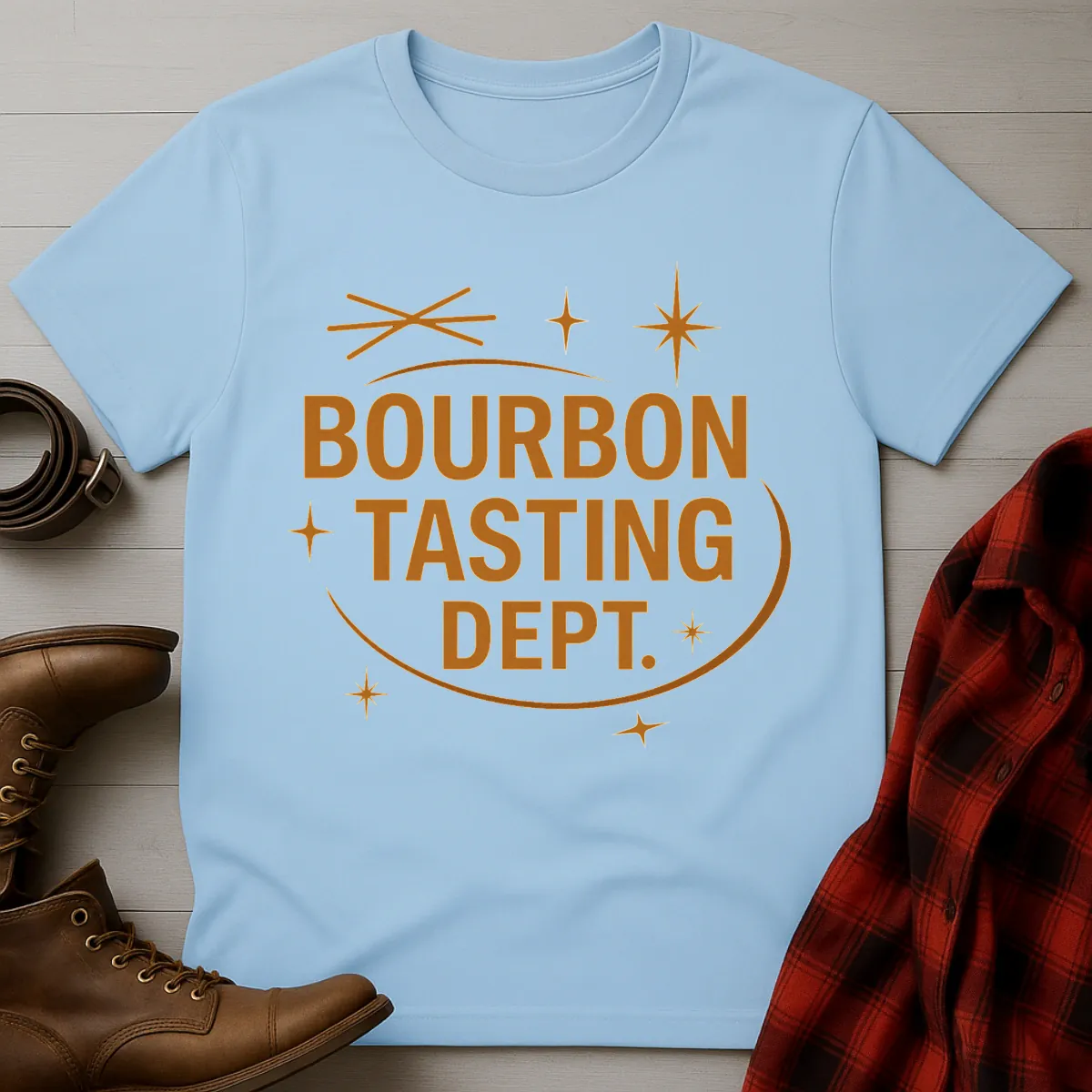 Bourbon Tasting Dept Retro T-Shirt