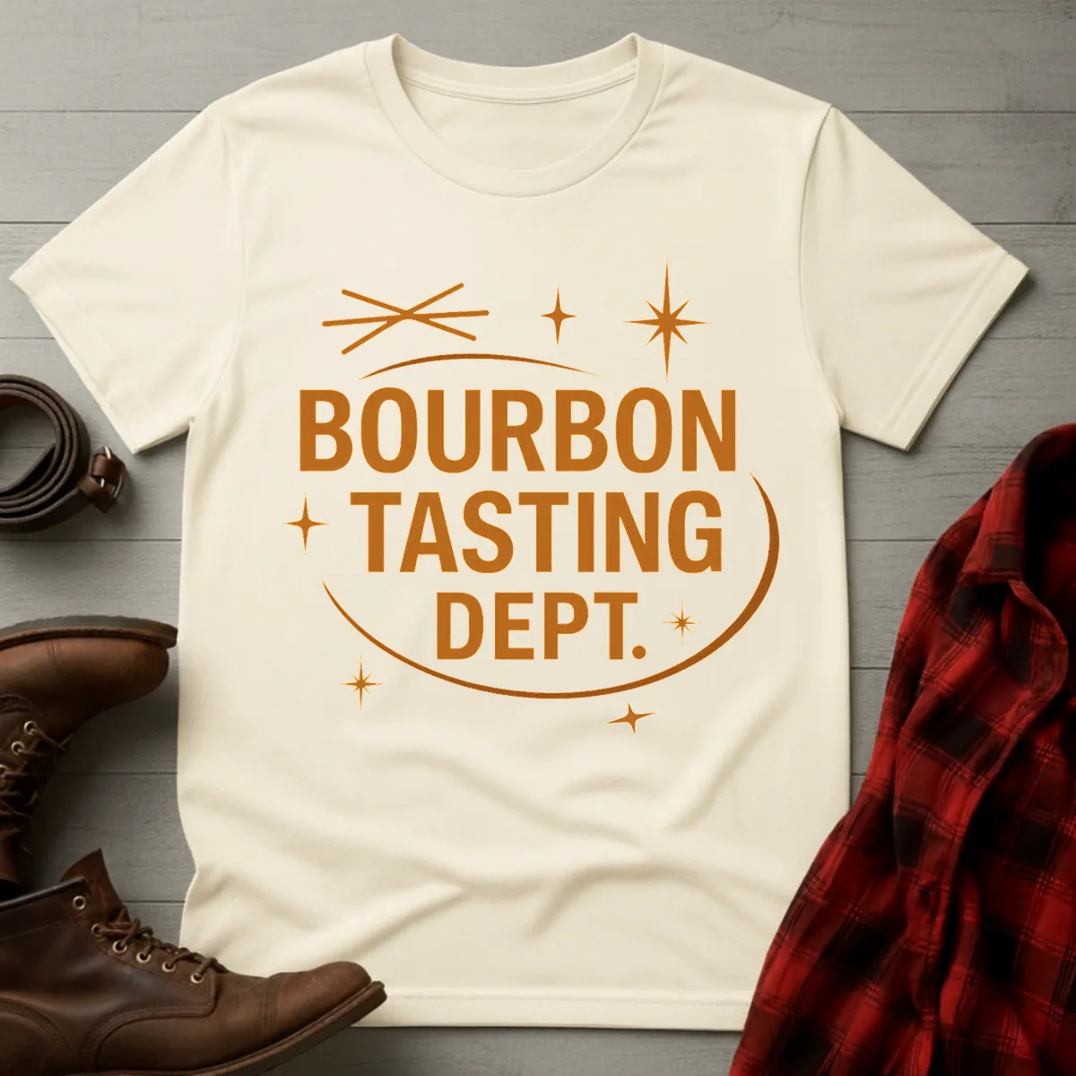 Bourbon Tasting Dept Retro T-Shirt