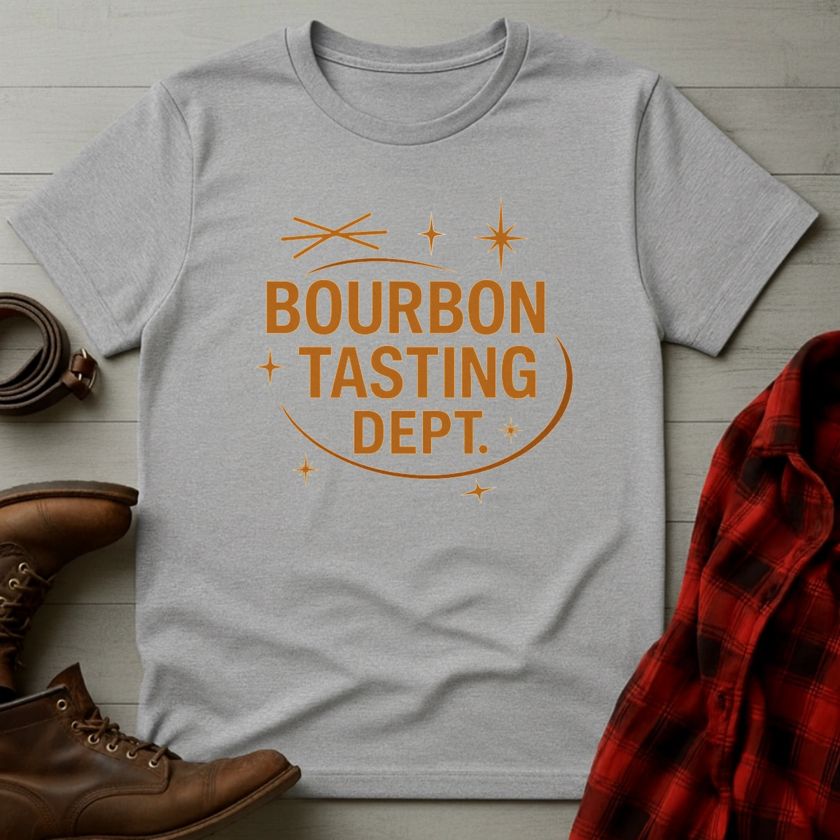 Bourbon Tasting Dept Retro T-Shirt