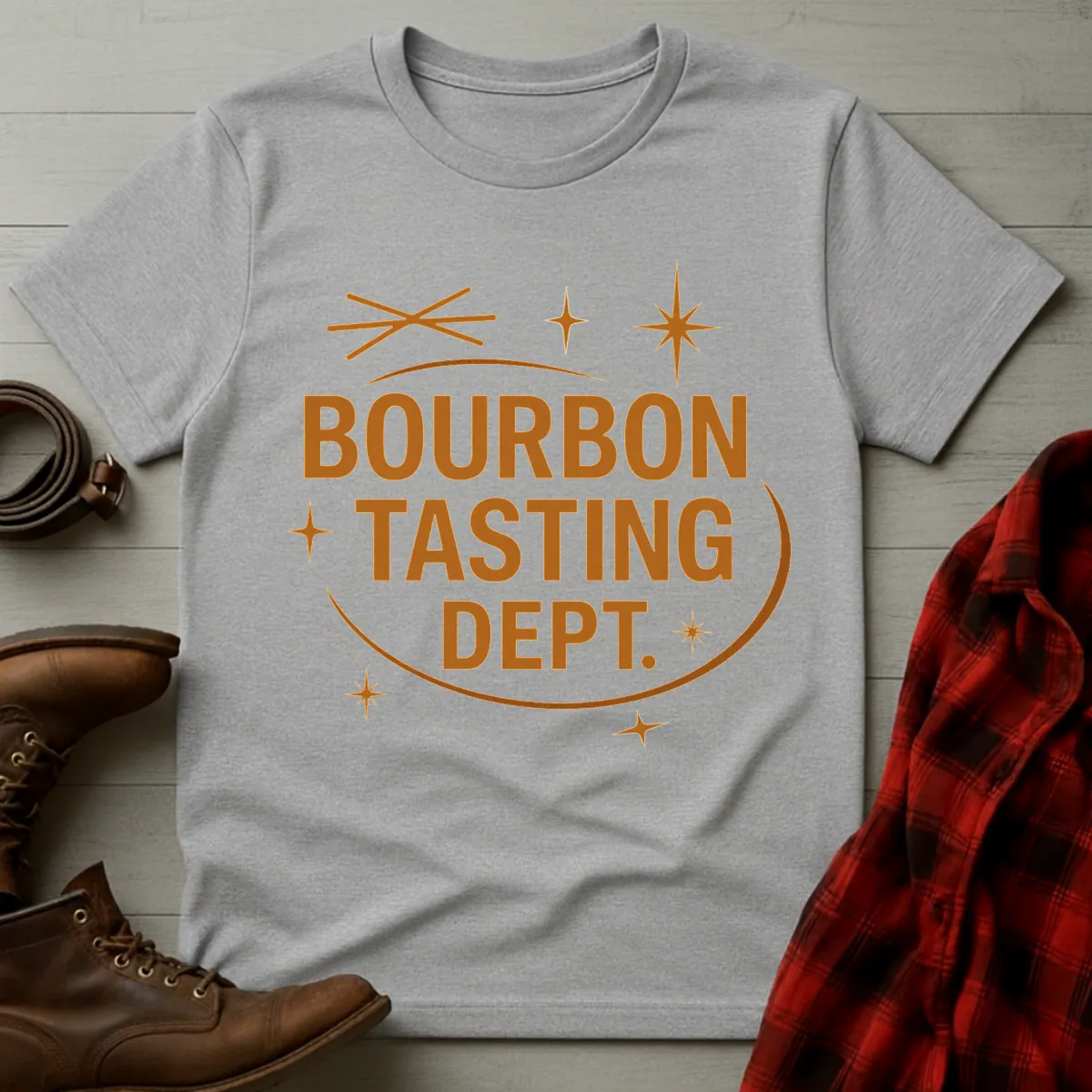 Bourbon Tasting Dept Retro T-Shirt