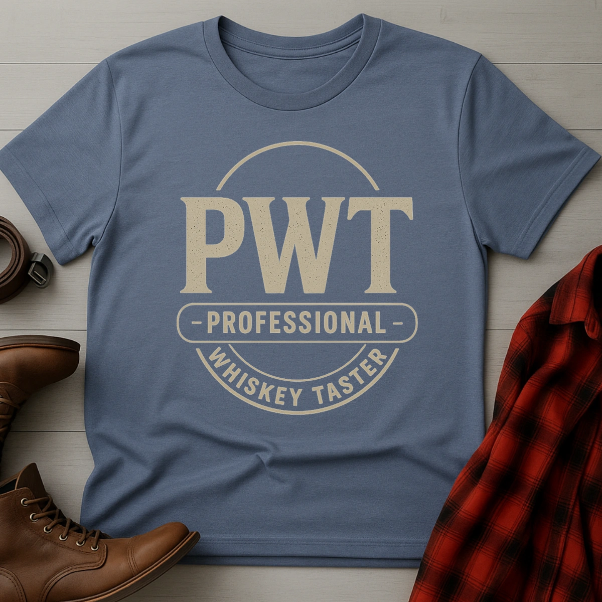 Professional Whiskey Taster Badge T-Shirt