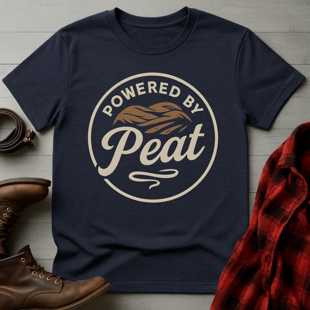 Powered by Peat Badge T-Shirt
