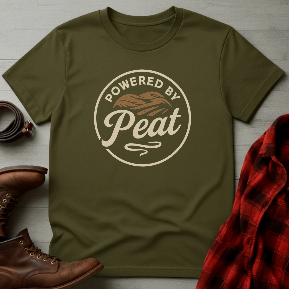 Powered by Peat Badge T-Shirt
