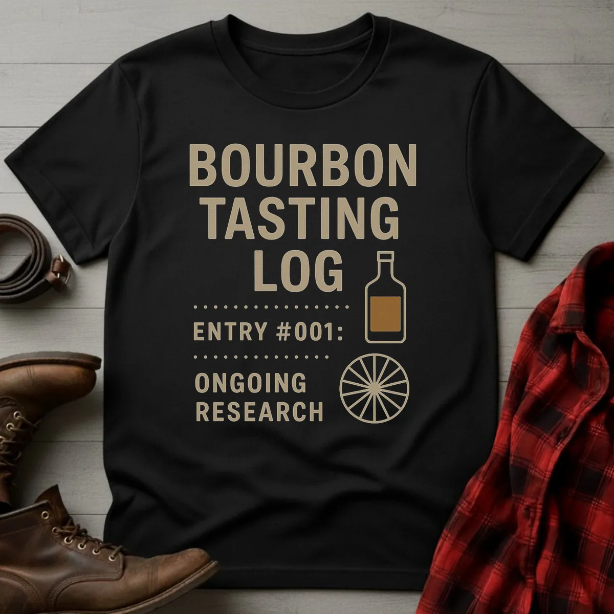Bourbon Tasting Log #001 T-Shirt
