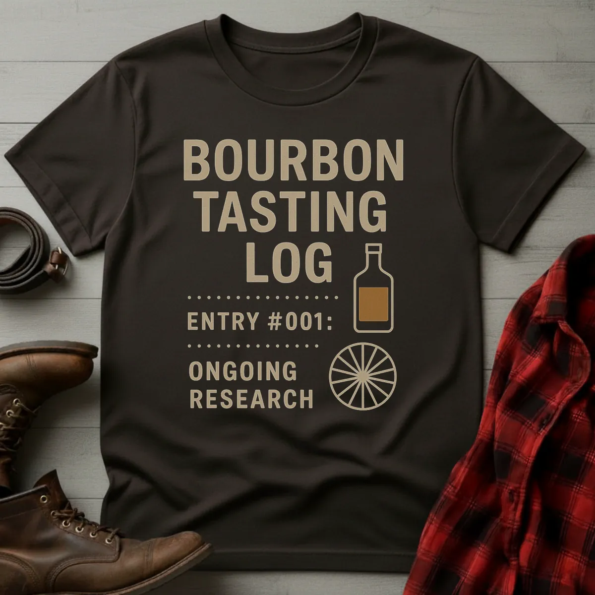 Bourbon Tasting Log #001 T-Shirt