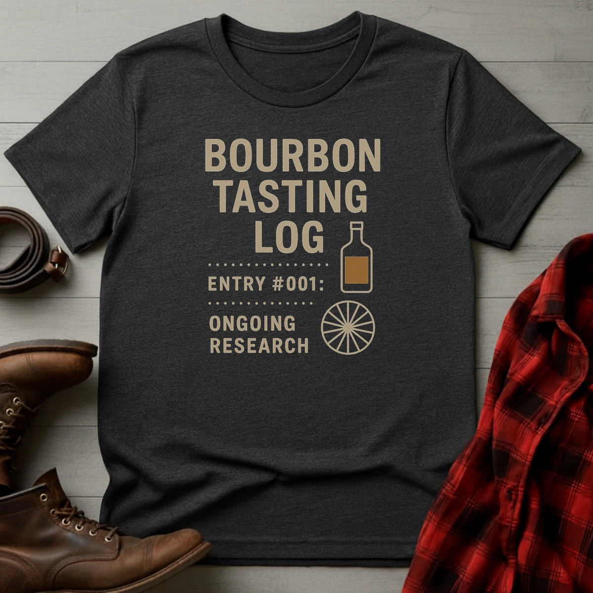 Bourbon Tasting Log #001 T-Shirt
