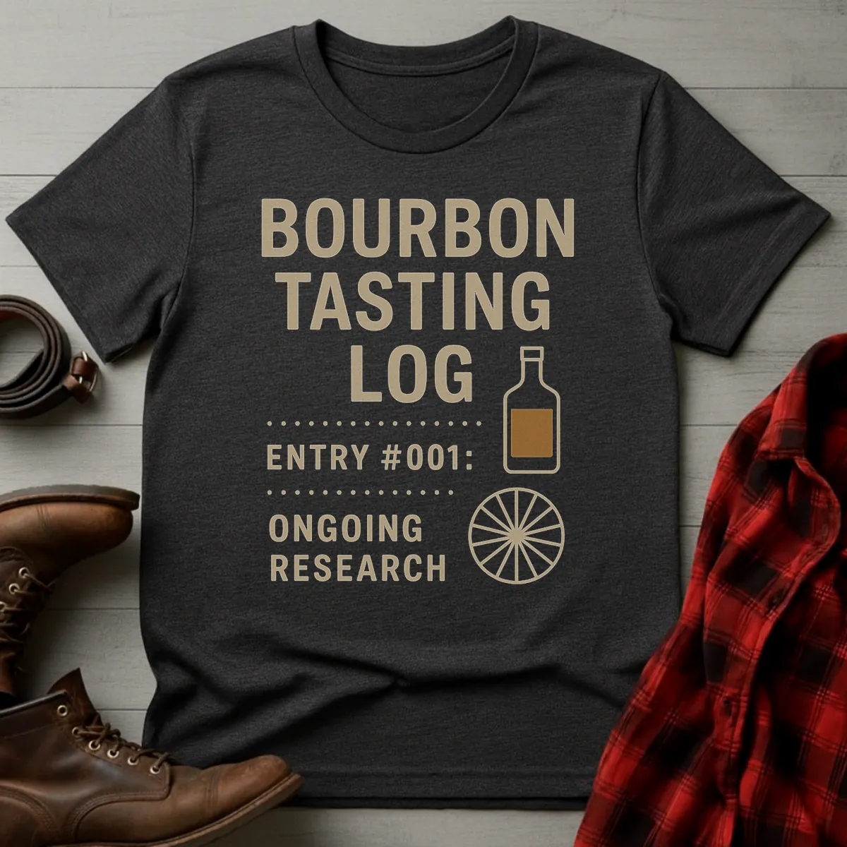 Bourbon Tasting Log #001 T-Shirt