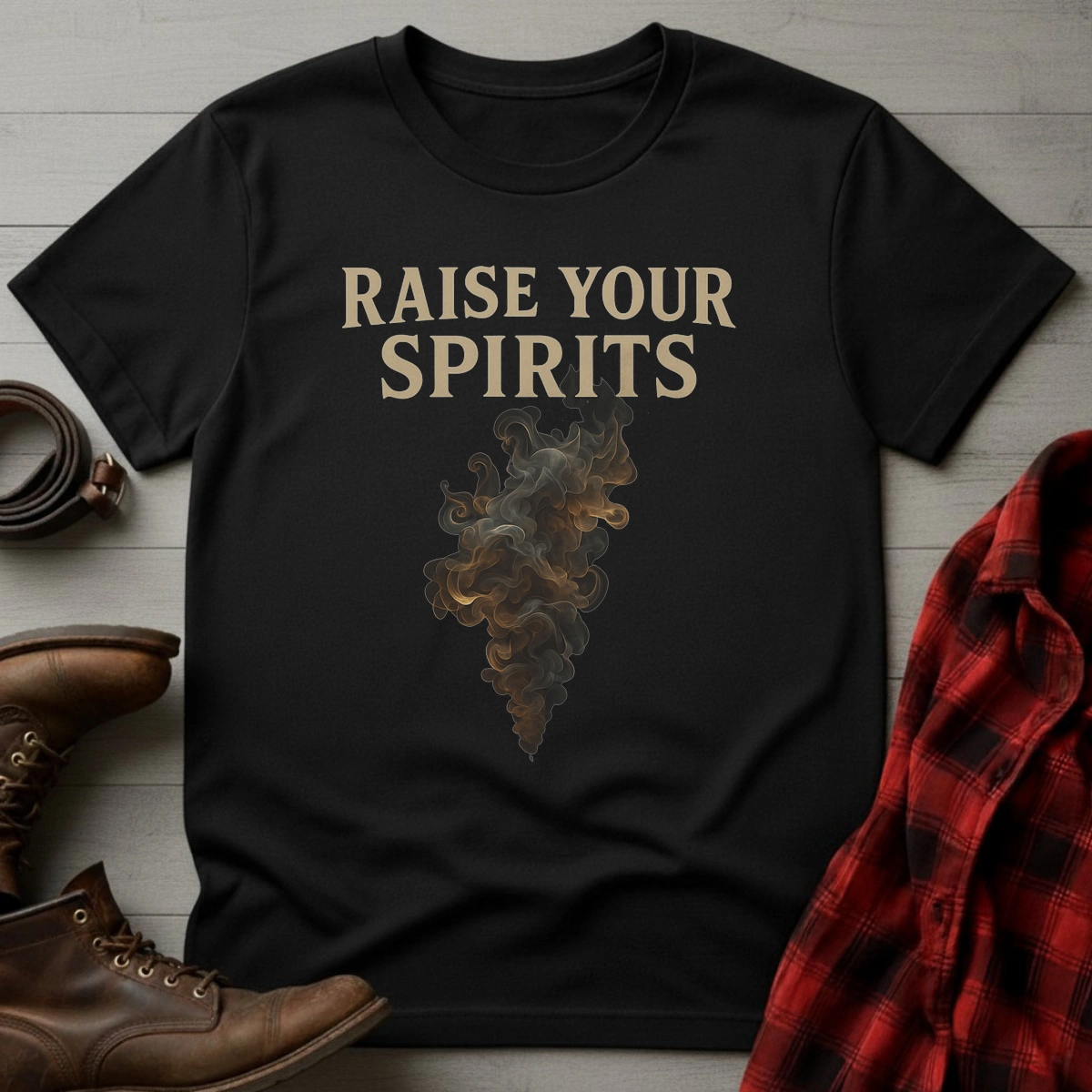 Raise Your Spirits Smoke T-Shirt