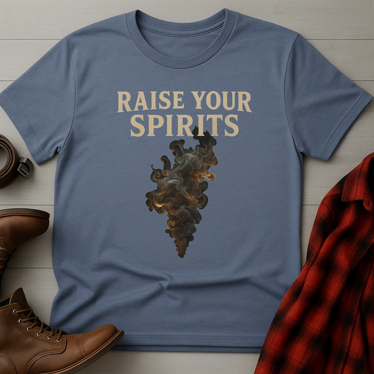 Raise Your Spirits Smoke T-Shirt