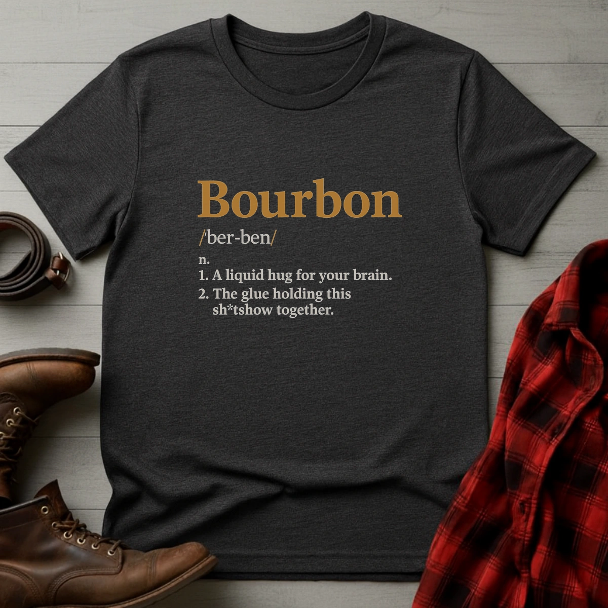 Bourbon Definition Liquid Hug T-Shirt