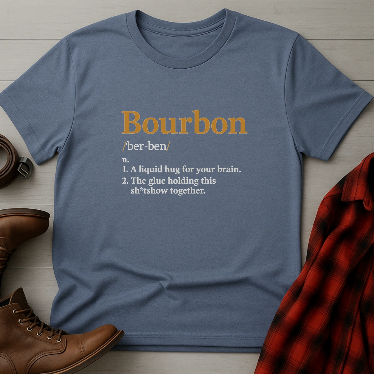 Bourbon Definition Liquid Hug T-Shirt