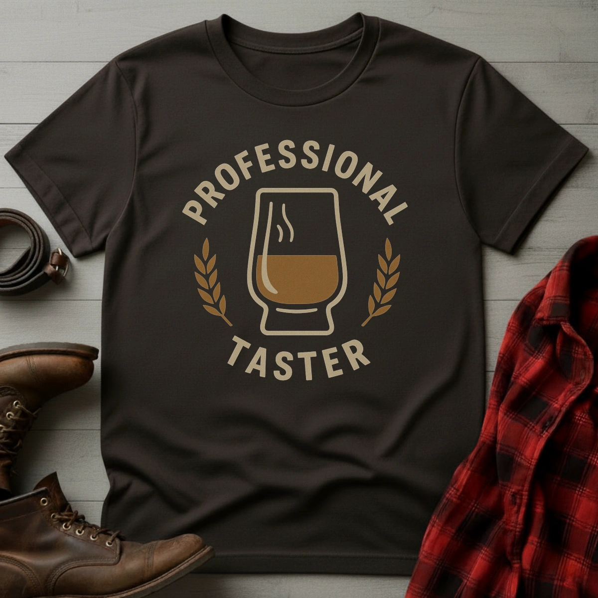 Professional Whiskey Taster Glass T-Shirt