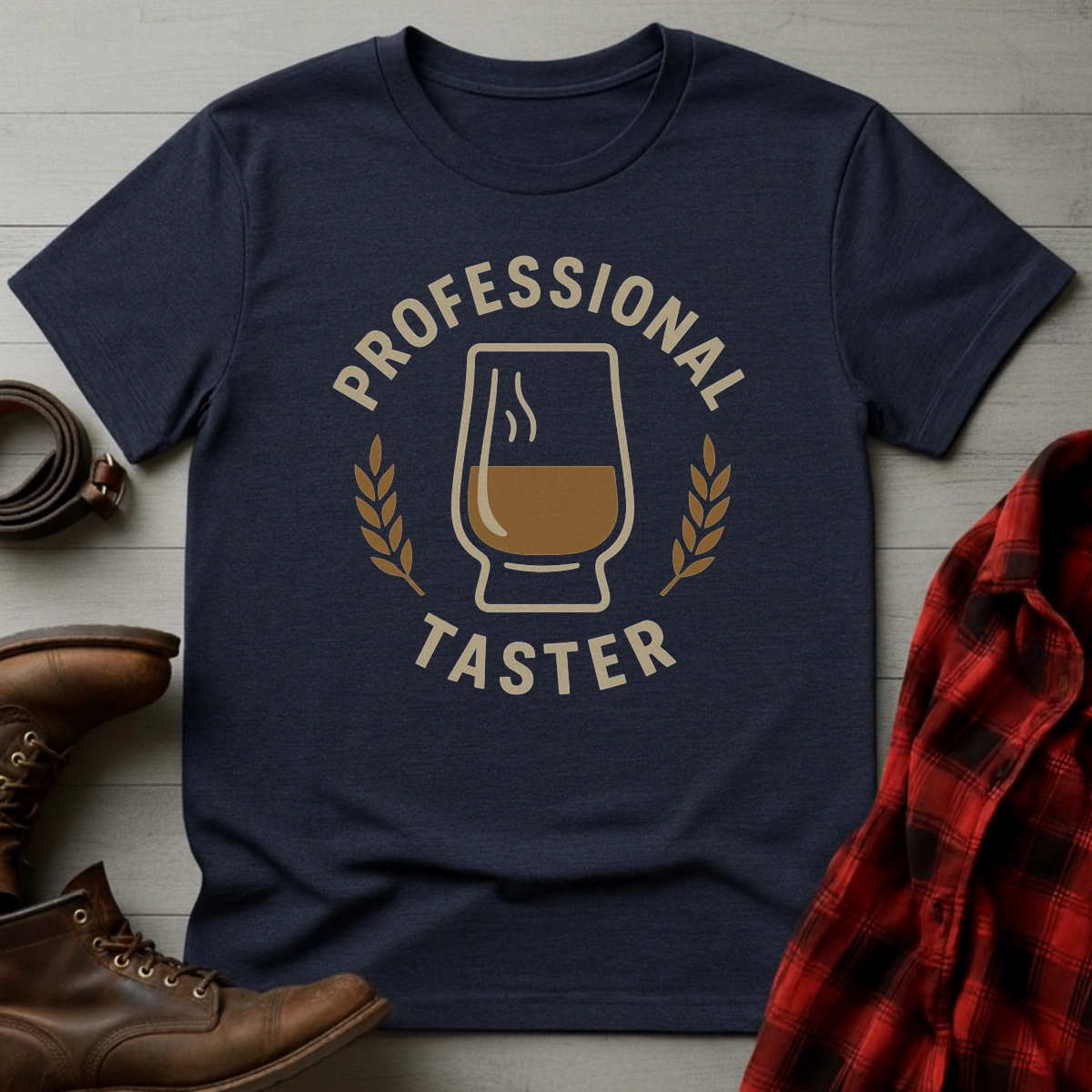 Professional Whiskey Taster Glass T-Shirt