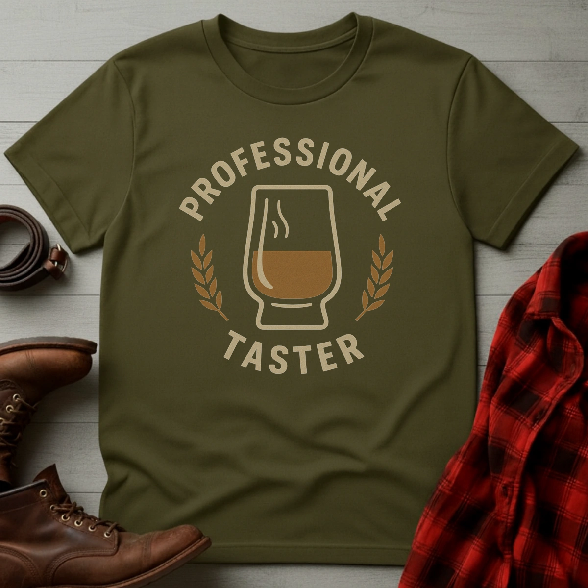 Professional Whiskey Taster Glass T-Shirt