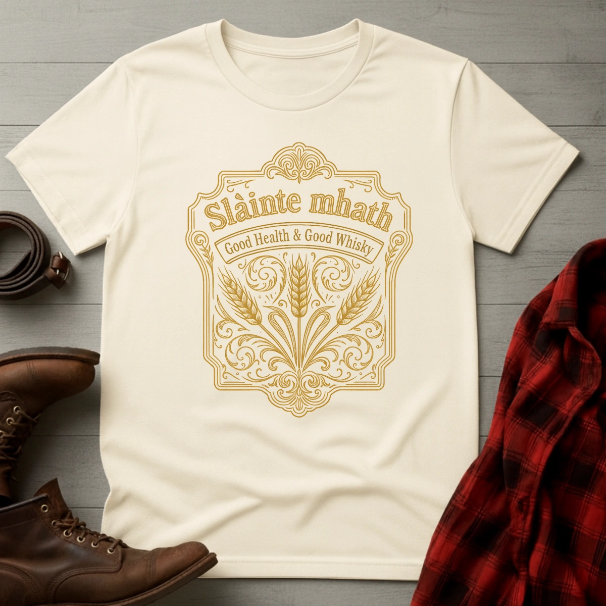 Slainte Mhath Celtic Label T-Shirt