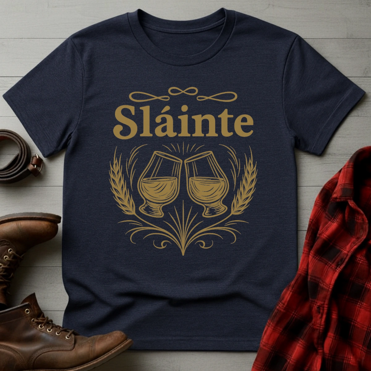 Slainte Whiskey Toast T-Shirt