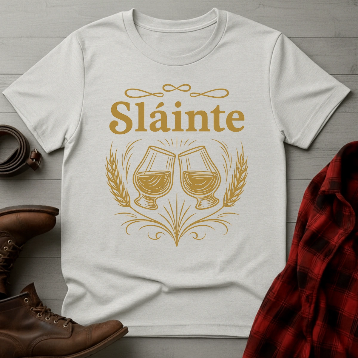 Slainte Whiskey Toast T-Shirt