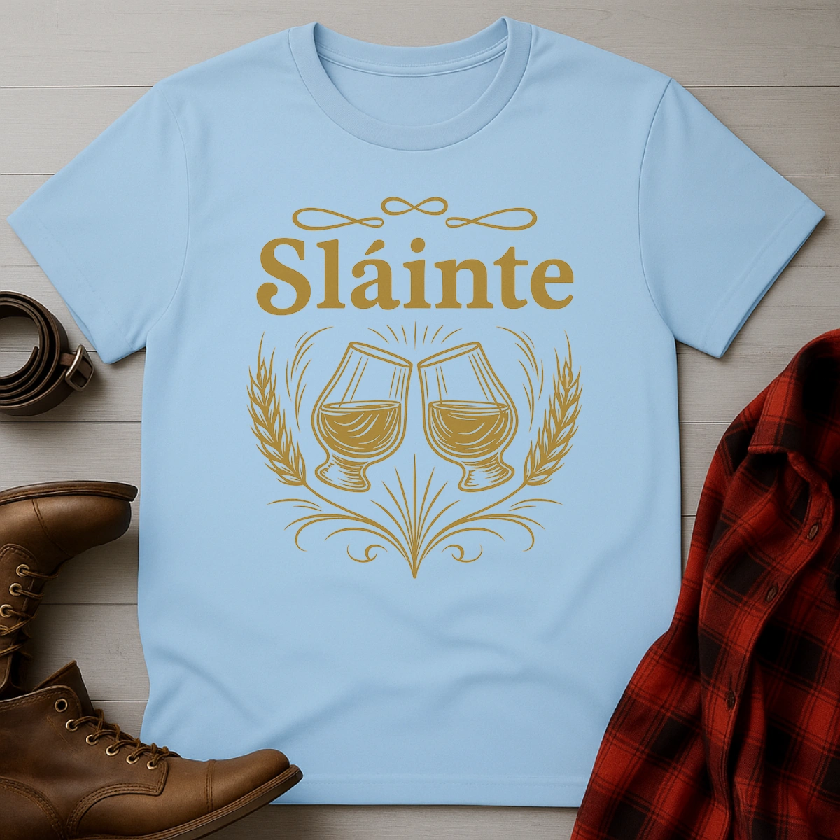 Slainte Whiskey Toast T-Shirt