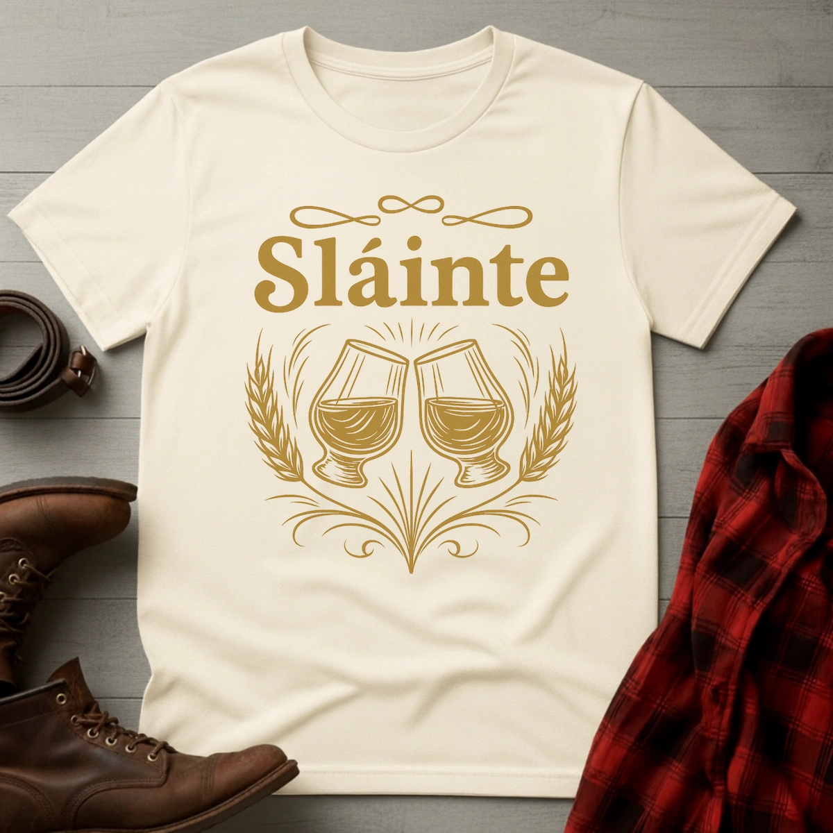 Slainte Whiskey Toast T-Shirt