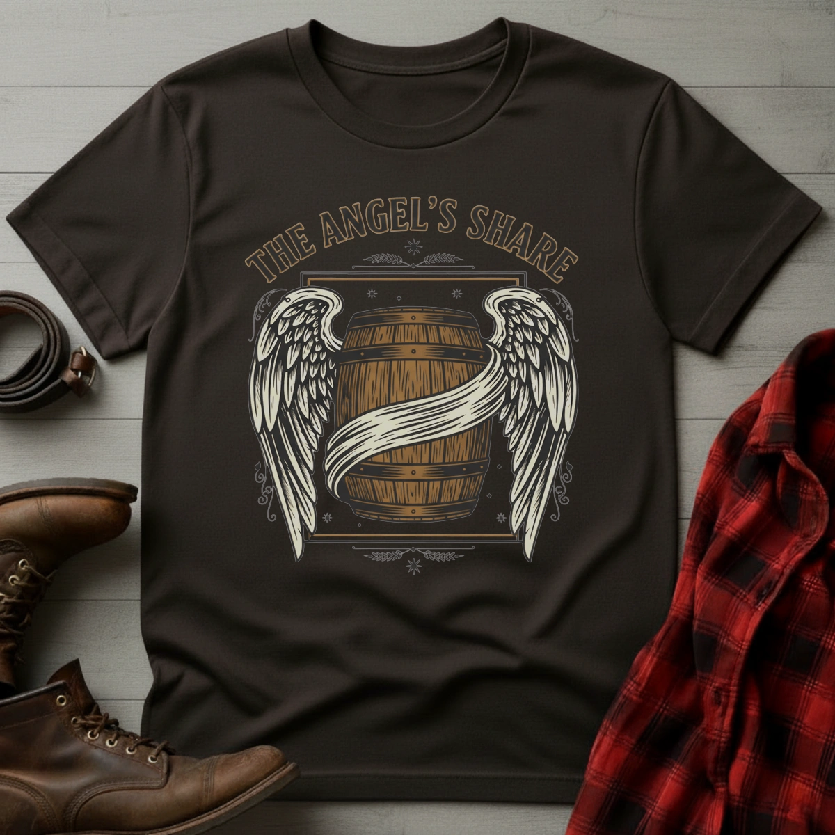 Angel's Share Winged Barrel T-Shirt