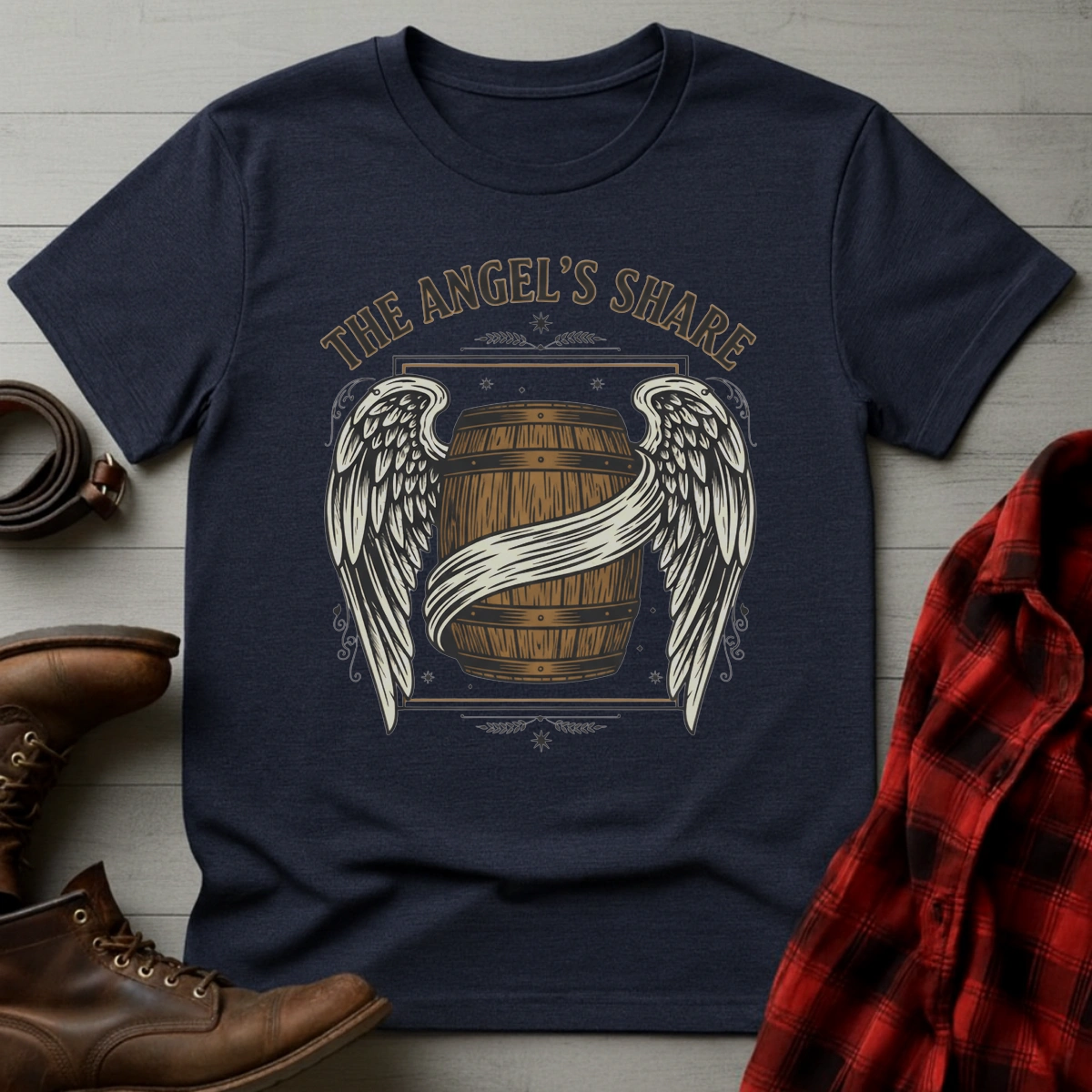Angel's Share Winged Barrel T-Shirt