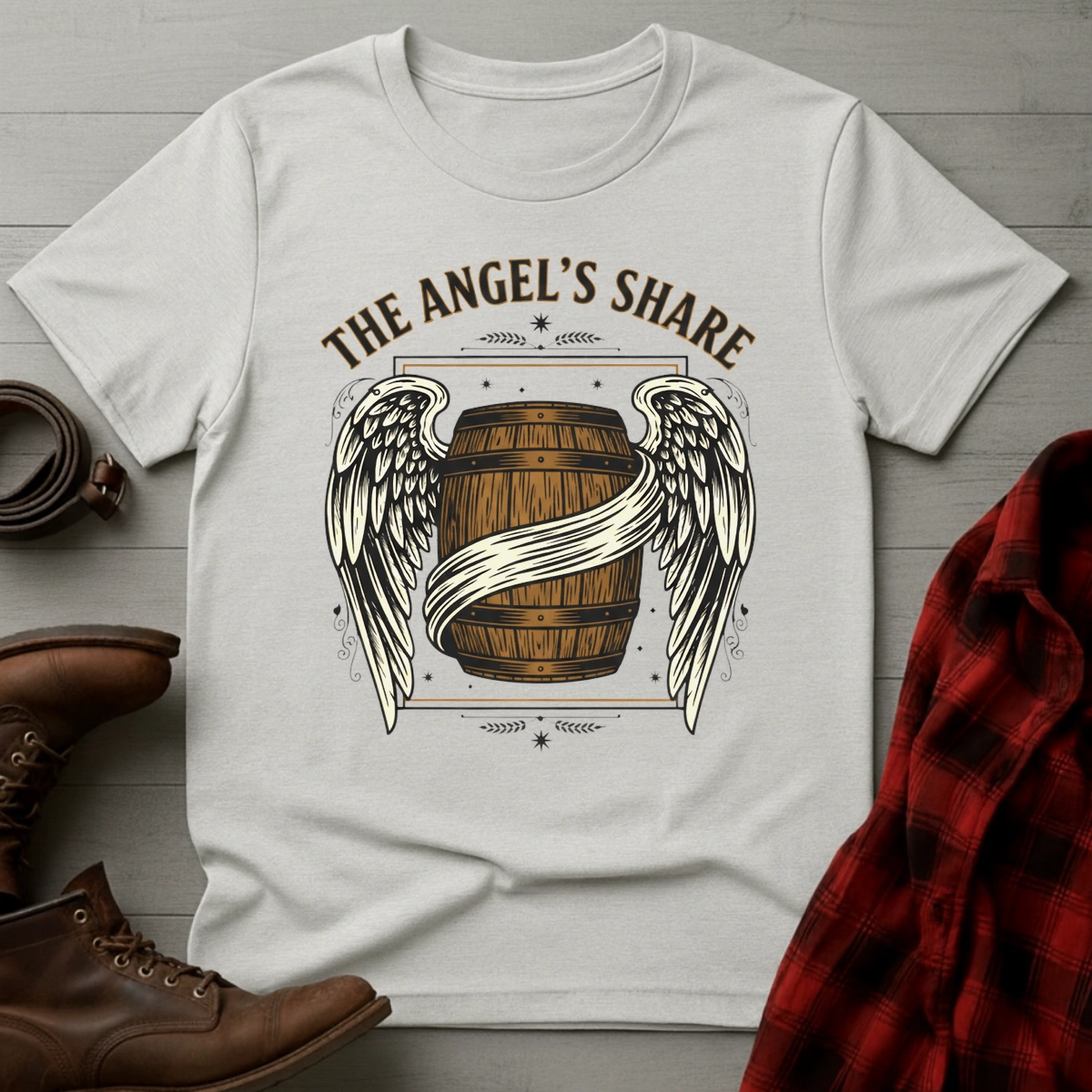Angel's Share Winged Barrel T-Shirt