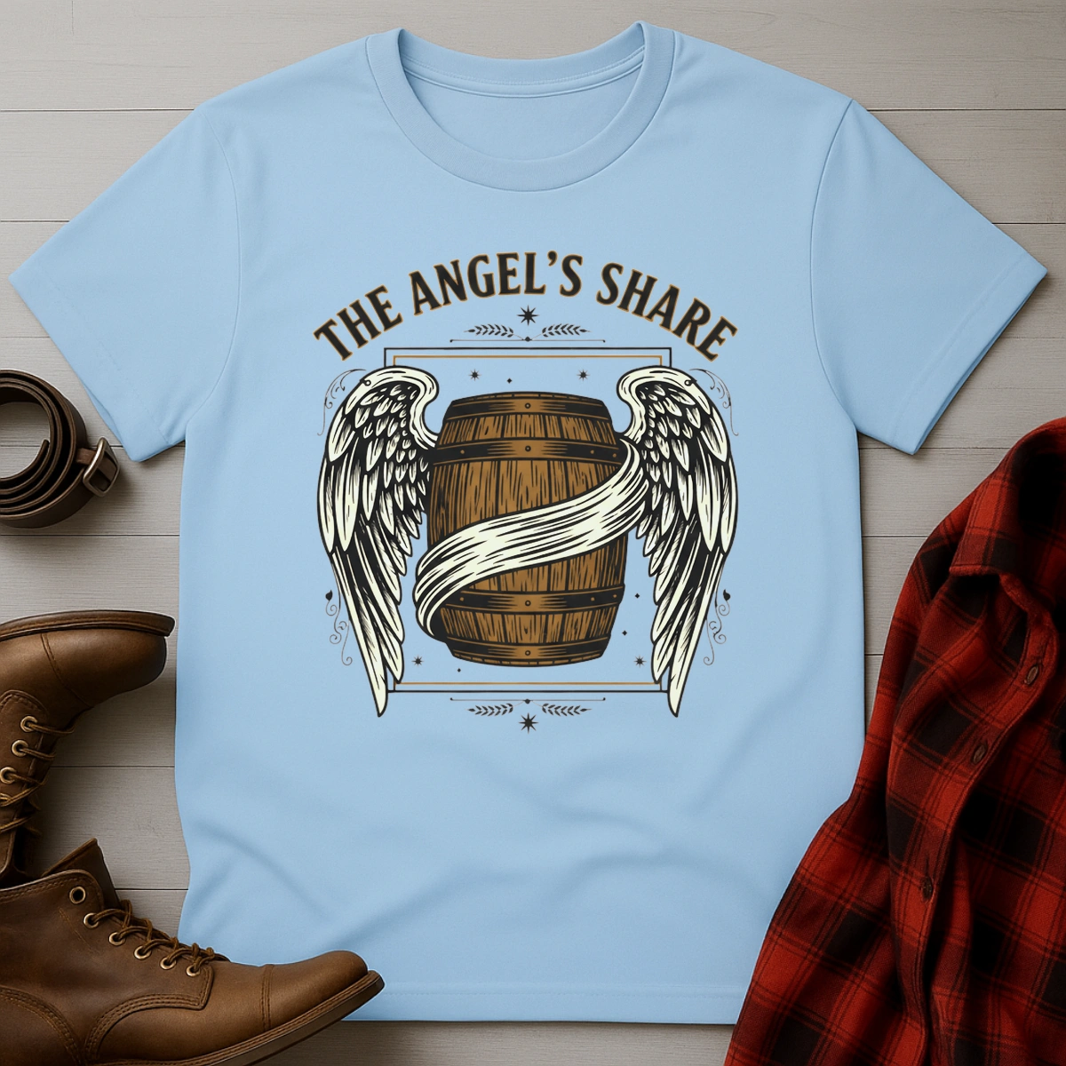 Angel's Share Winged Barrel T-Shirt