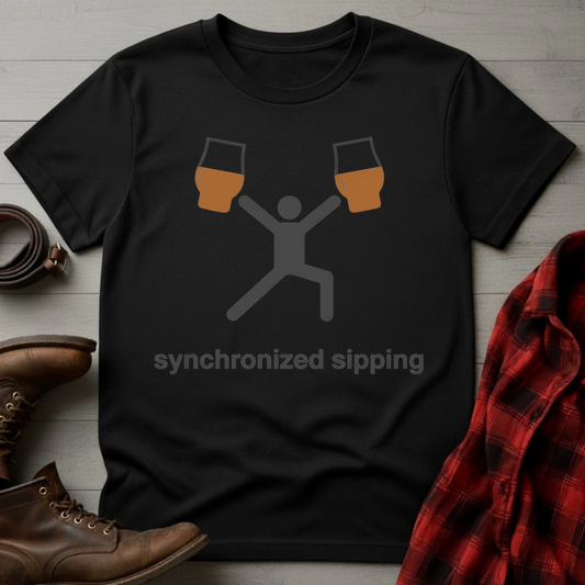 Synchronized Sipping Whiskey T-Shirt