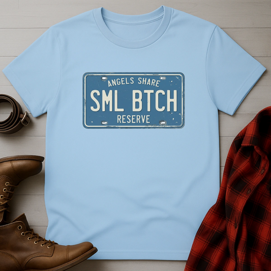 Angels Share License Plate T-Shirt