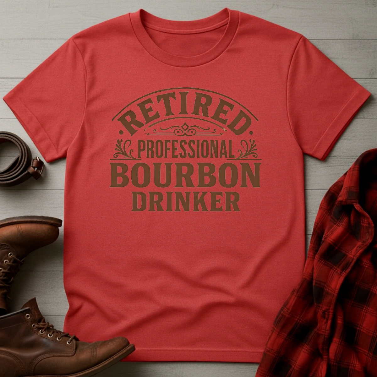 Retired Professional Bourbon Drinker T-Shirt