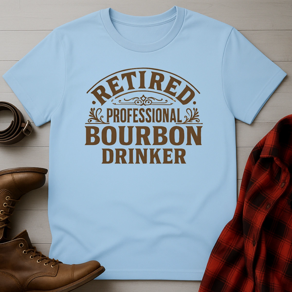 Retired Professional Bourbon Drinker T-Shirt