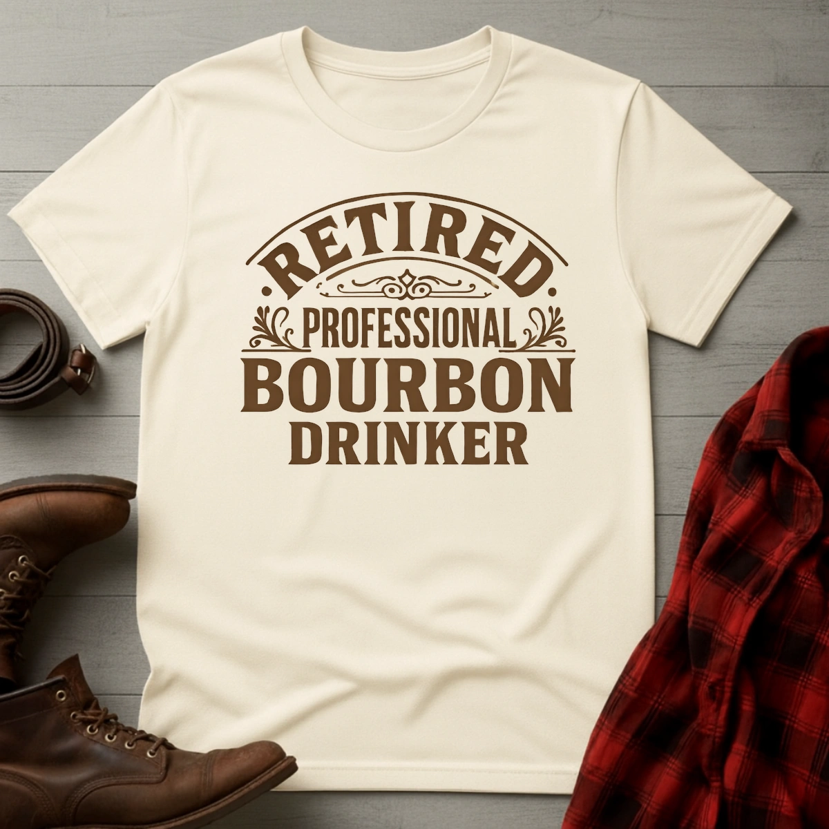 Retired Professional Bourbon Drinker T-Shirt