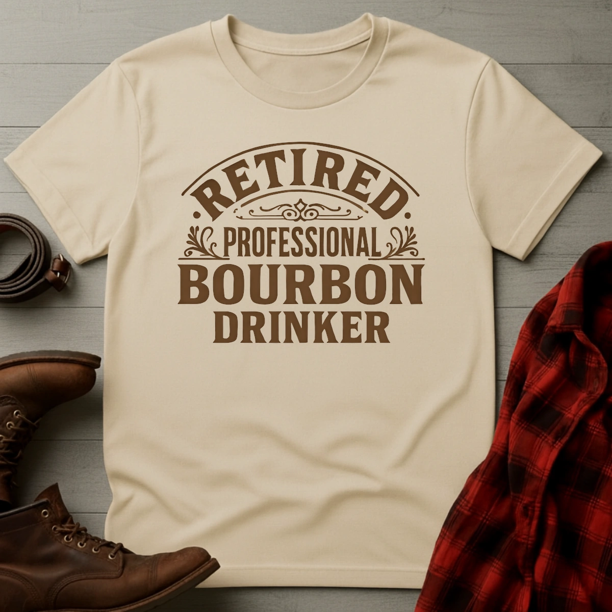 Retired Professional Bourbon Drinker T-Shirt